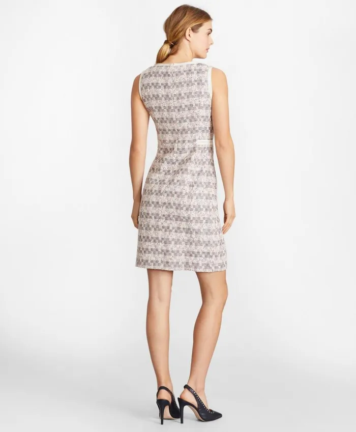 Brooks Brothers Suit Separates Checked Tweed Boucle Sheath Dress Multi 8211 Women Brooks Brothers Suit Separates Checked Tweed Boucle Sheath Dress Multi 8211 Women