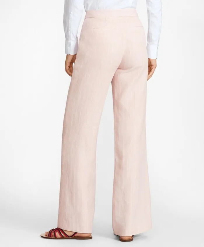 Brooks Brothers Suit Separates Pinstriped Linen Pants Peach 8211 Women Brooks Brothers Suit Separates Pinstriped Linen Pants Peach 8211 Women