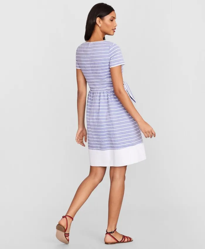 Brooks Brothers Suit Separates Striped Cotton Dobby Dress Bluewhite 8211 Women Brooks Brothers Suit Separates Striped Cotton Dobby Dress Bluewhite 8211 Women