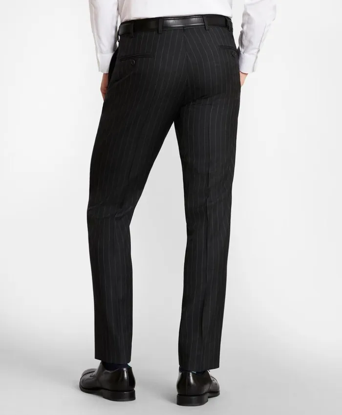 Brooks Brothers Suits BrooksGate MilanoFit Striped Wool Twill Suit Pants Charcoal 8211 Men Brooks Brothers Suits BrooksGate MilanoFit Striped Wool Twill Suit Pants Charcoal 8211 Men