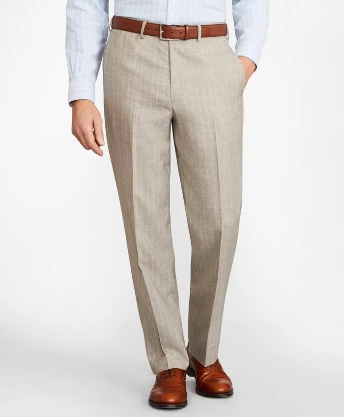 Brooks Brothers Suits Madison Fit Stripe 1818 Suit Beige 8211 Men Brooks Brothers Suits Madison Fit Stripe 1818 Suit Beige 8211 Men