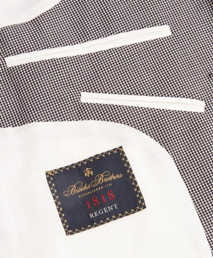 Brooks Brothers Suits Regent Fit ThreeButton Houndstooth 1818 Suit Grey 8211 Men Brooks Brothers Suits Regent Fit ThreeButton Houndstooth 1818 Suit Grey 8211 Men