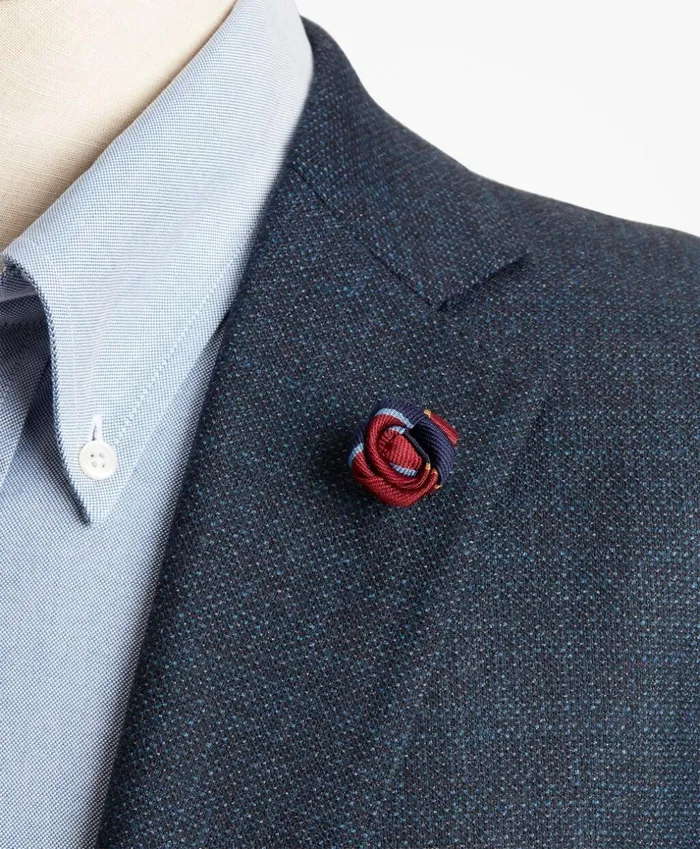 Brooks Brothers Tie and Collar Accessories Lapel Flower Burgundynavy 8211 Men Brooks Brothers Tie and Collar Accessories Lapel Flower Burgundynavy 8211 Men