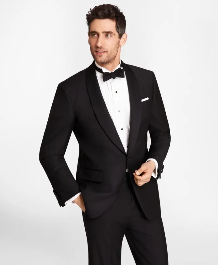Brooks Brothers Tuxedo Shop OneButton Shawl Collar Tuxedo Jacket Black 8211 Men Brooks Brothers Tuxedo Shop OneButton Shawl Collar Tuxedo Jacket Black 8211 Men