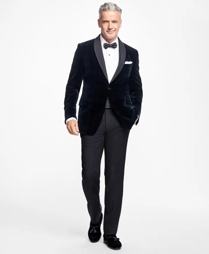 Brooks Brothers Tuxedo Shop Regent Fit Black Watch Shawl Collar Tuxedo Jacket Navygreen 8211 Men Brooks Brothers Tuxedo Shop Regent Fit Black Watch Shawl Collar Tuxedo Jacket Navygreen 8211 Men