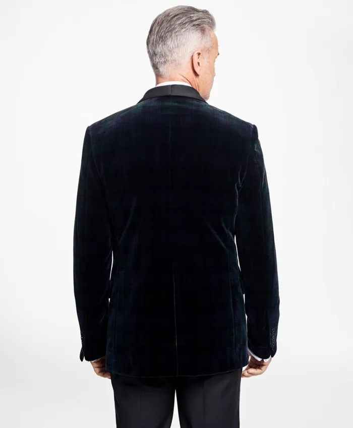 Brooks Brothers Tuxedo Shop Regent Fit Black Watch Shawl Collar Tuxedo Jacket Navygreen 8211 Men Brooks Brothers Tuxedo Shop Regent Fit Black Watch Shawl Collar Tuxedo Jacket Navygreen 8211 Men