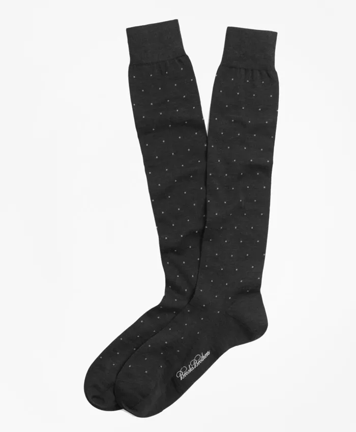 Brooks Brothers Underwear and Socks Merino Wool Big Dot OvertheCalf Dress Socks Black 8211 Men Brooks Brothers Underwear and Socks Merino Wool Big Dot OvertheCalf Dress Socks Black 8211 Men