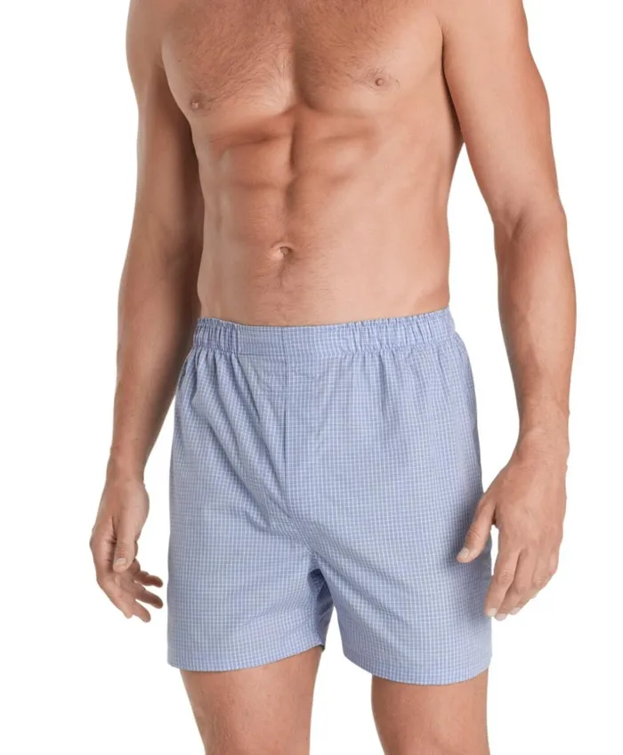 Brooks Brothers Underwear and Socks Slim Fit Mini Check Boxers Blue 8211 Men Brooks Brothers Underwear and Socks Slim Fit Mini Check Boxers Blue 8211 Men