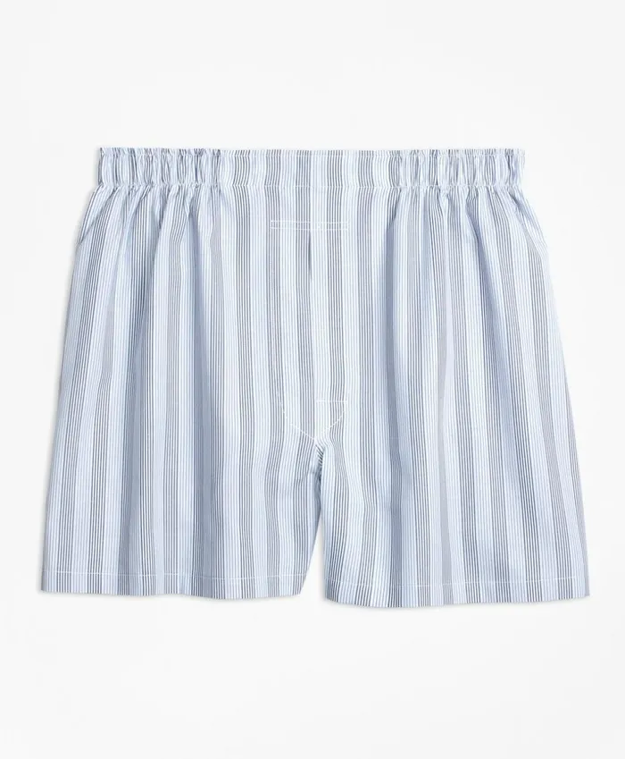 Brooks Brothers Underwear and Socks Traditional Fit Hairline Alternating Stripe Boxers Blue 8211 Men Brooks Brothers Underwear and Socks Traditional Fit Hairline Alternating Stripe Boxers Blue 8211 Men