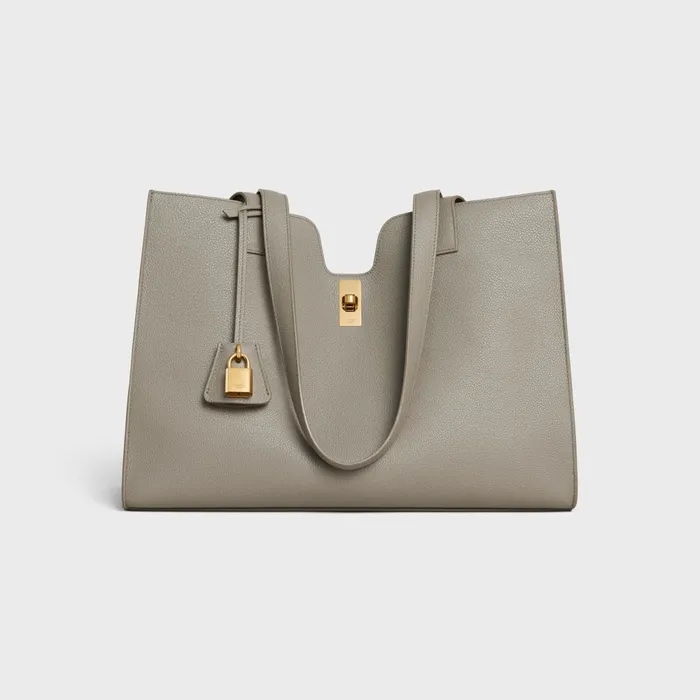 Cabas 16 In Supple Grained Calfskin Pebble Women CELINE 16