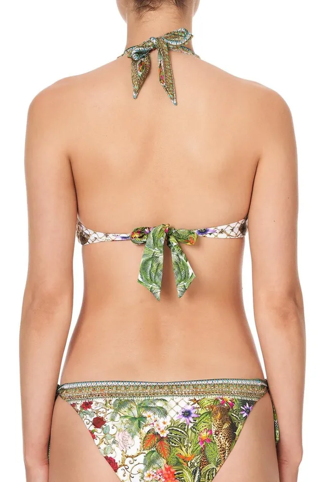 Camilla Bikinis Women Knot Front Halter Top Fair Verona