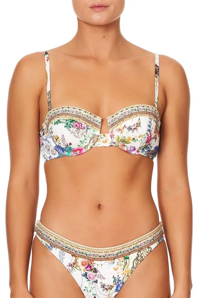 Camilla Bikinis Women Underwire Bra With Cup Stitching By The Meadow
