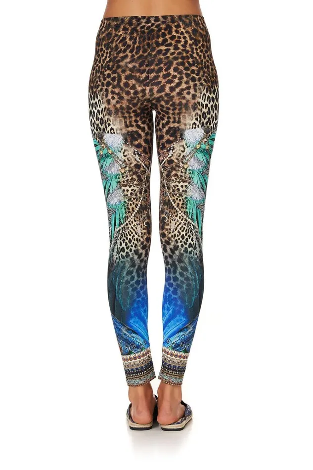 Camilla Extended Sizes Women Leggings Animal Army