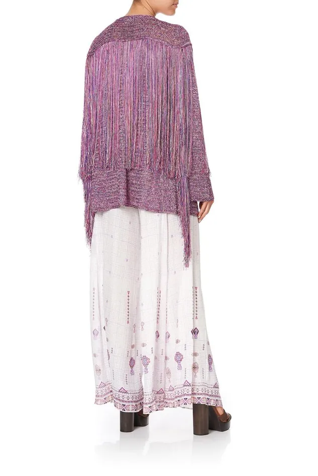 Camilla Knitwear Women Crochet Layering Piece With Long Tassels Tanami Road