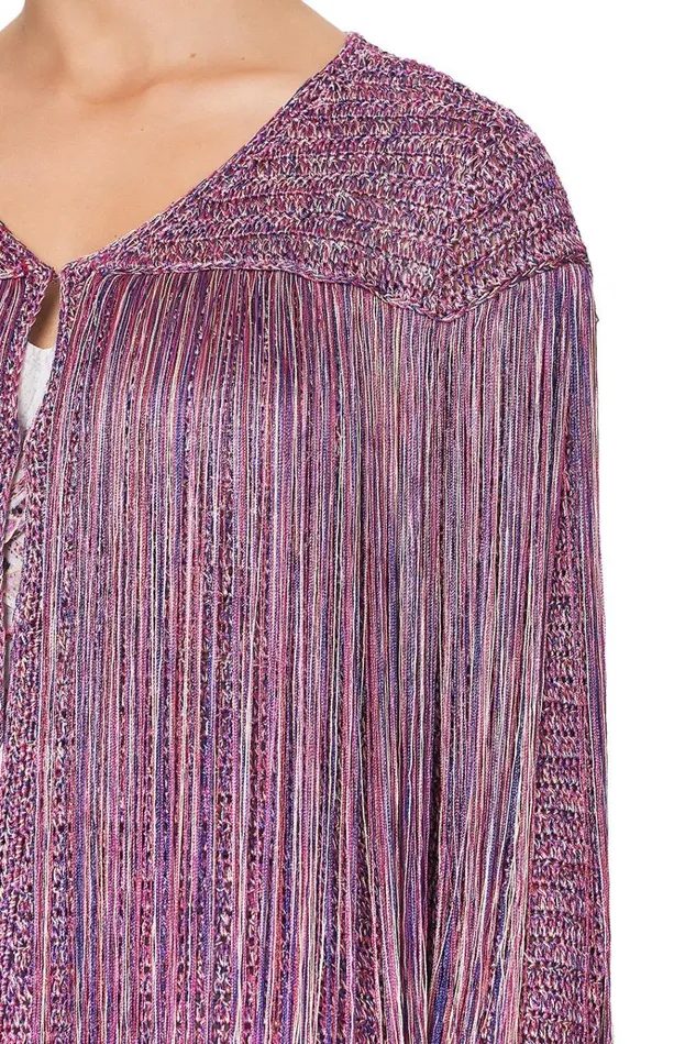 Camilla Knitwear Women Crochet Layering Piece With Long Tassels Tanami Road