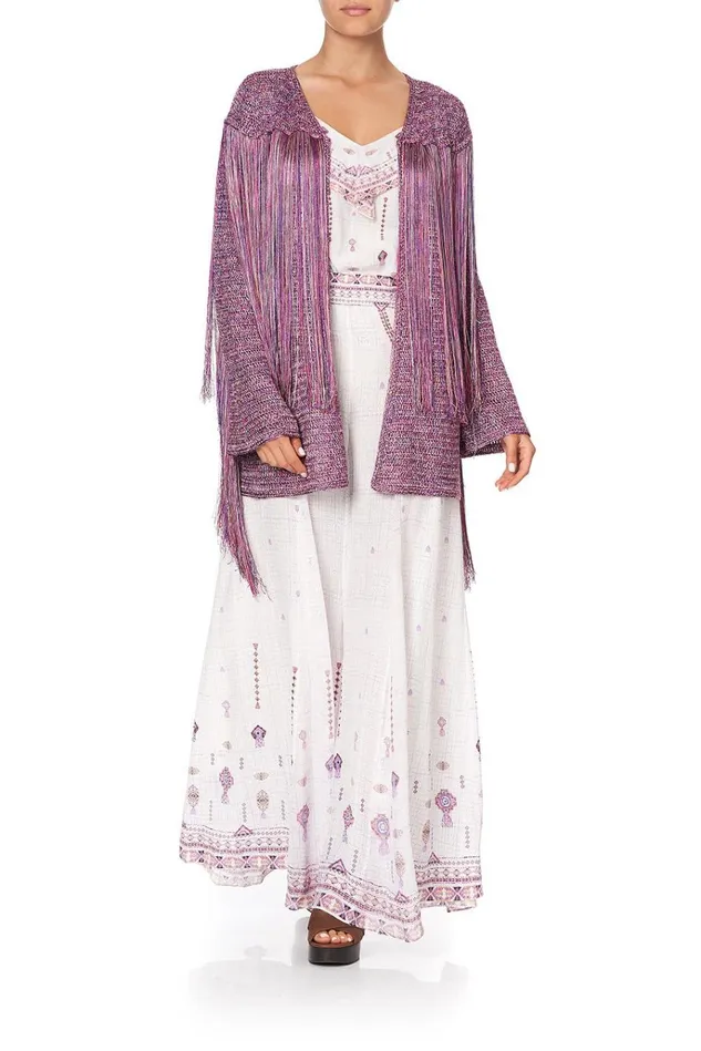 Camilla Knitwear Women Crochet Layering Piece With Long Tassels Tanami Road