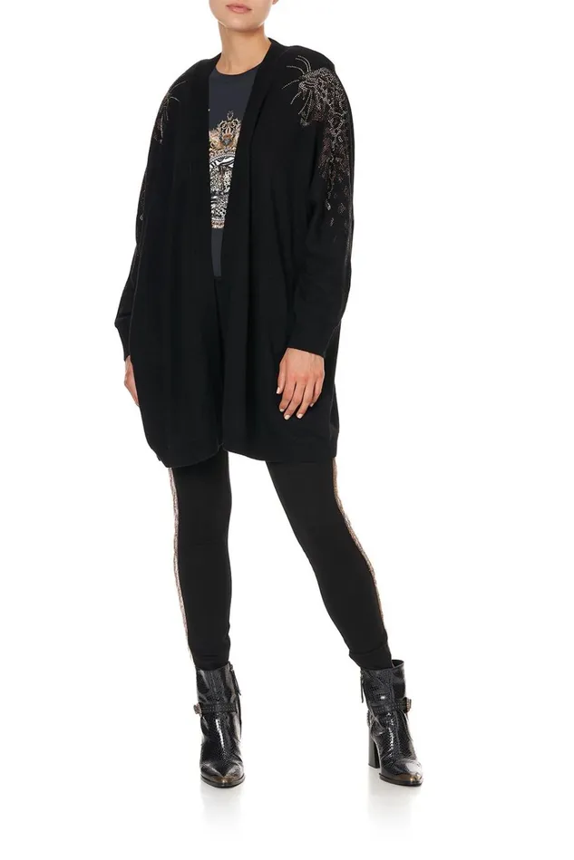 Camilla Knitwear Women Dolman Shoulder Pad Cardigan Abingdon Palace