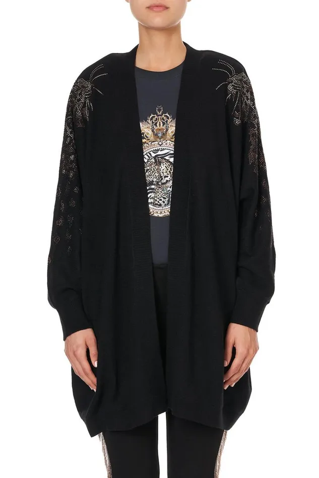 Camilla Knitwear Women Dolman Shoulder Pad Cardigan Abingdon Palace