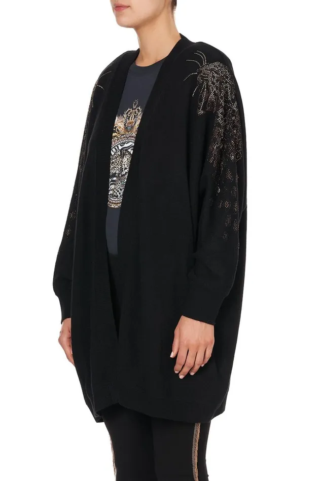 Camilla Knitwear Women Dolman Shoulder Pad Cardigan Abingdon Palace