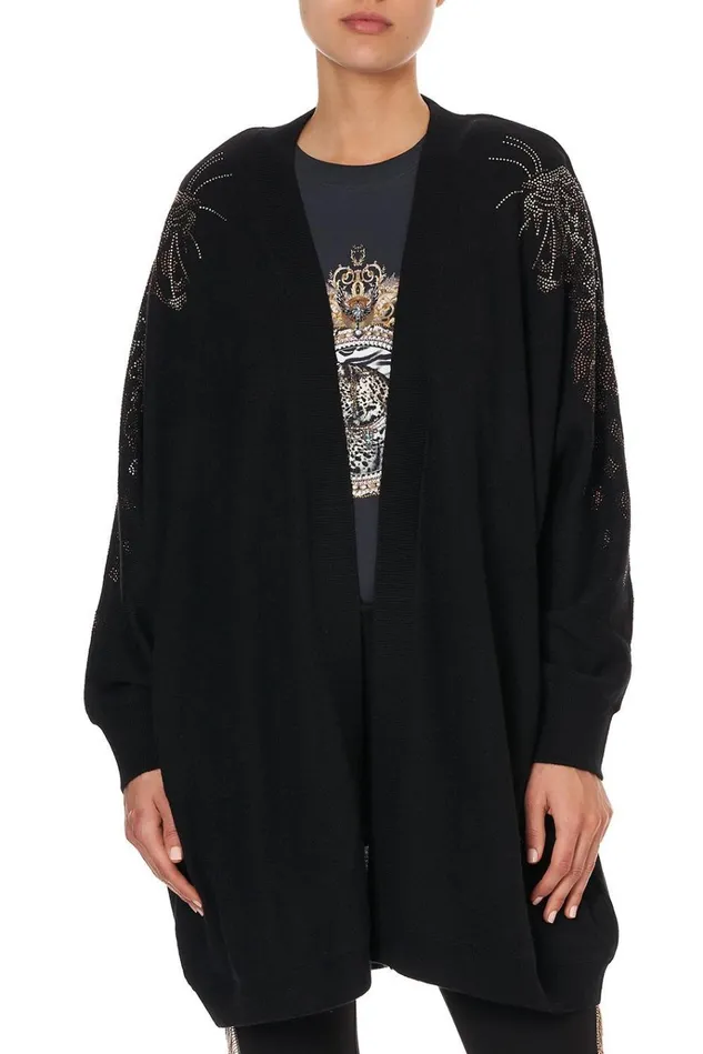 Camilla Knitwear Women Dolman Shoulder Pad Cardigan Abingdon Palace