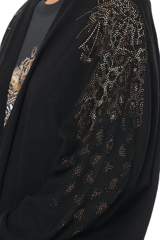 Camilla Knitwear Women Dolman Shoulder Pad Cardigan Abingdon Palace