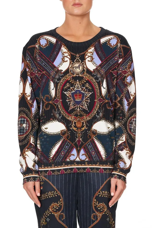 Camilla Knitwear Women Round Neck Sweater Dining Hall Darling