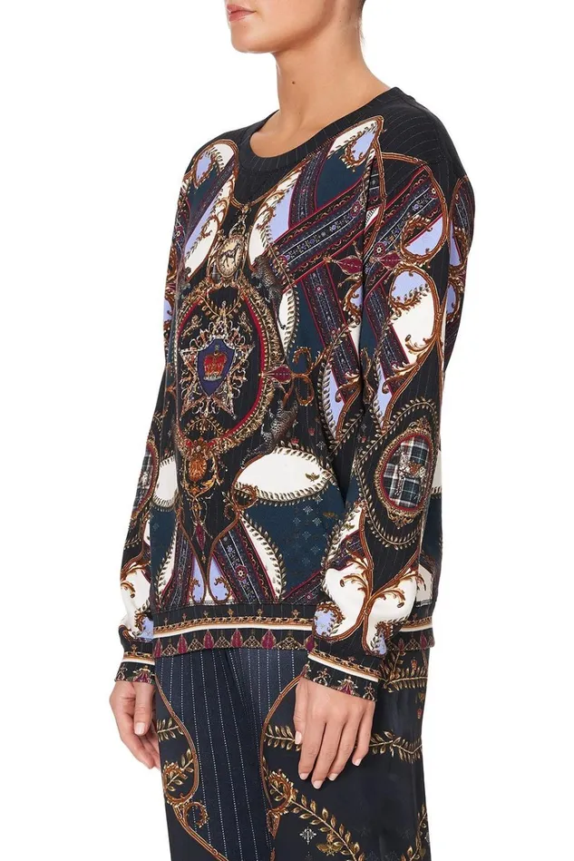 Camilla Knitwear Women Round Neck Sweater Dining Hall Darling