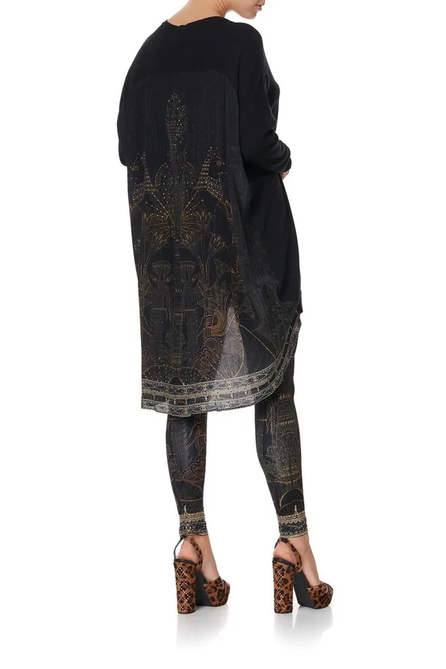 Camilla Modest Clothing Women Long Sleeve Jumper With Print Back Cobra King