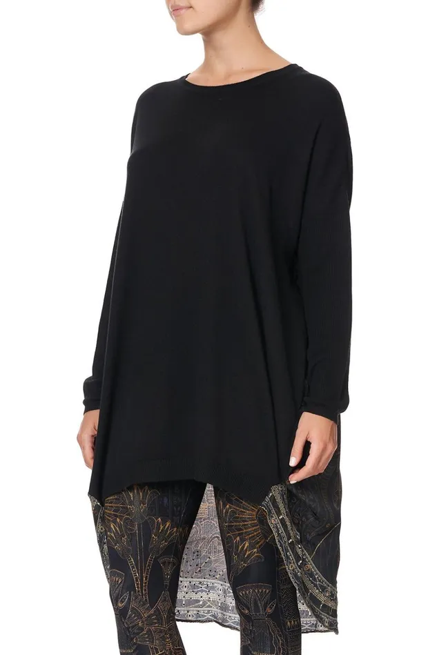 Camilla Modest Clothing Women Long Sleeve Jumper With Print Back Cobra King
