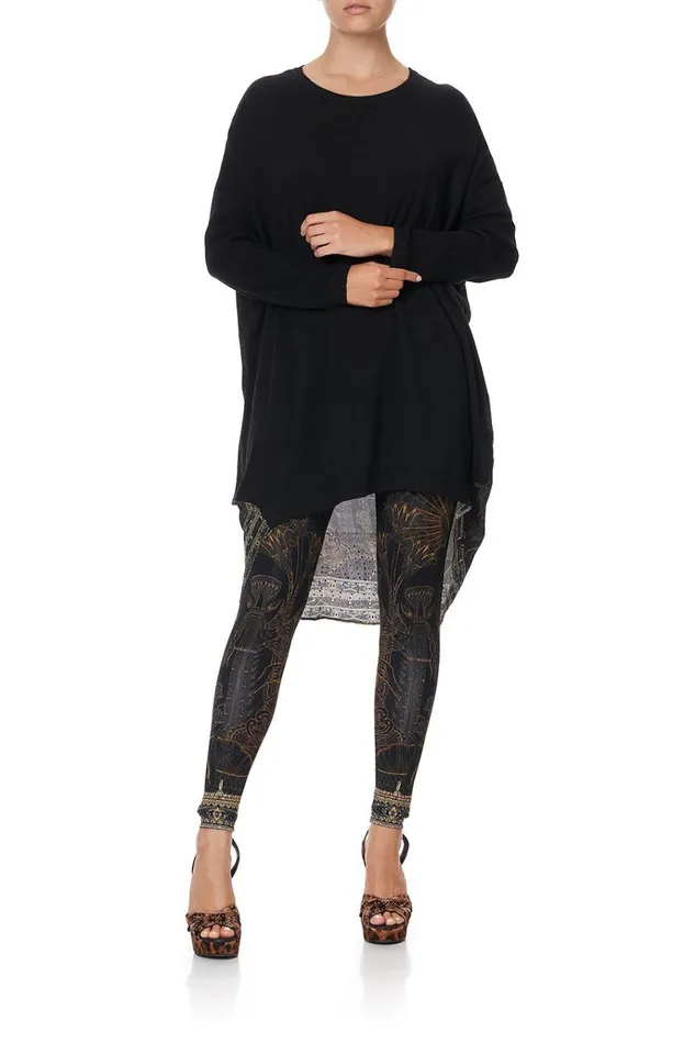 Camilla Modest Clothing Women Long Sleeve Jumper With Print Back Cobra King