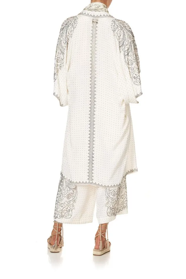 Camilla Modest Clothing Women Lounge Trouser With Tie Waist Luxe Cream