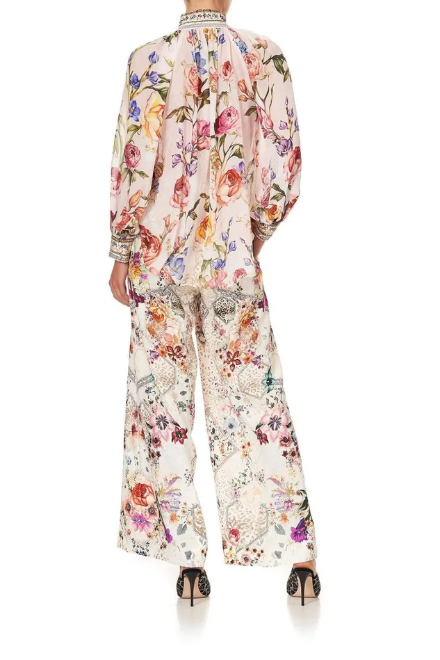 Camilla Modest Clothing Women Raglan Button Up Shirt Sew In Love