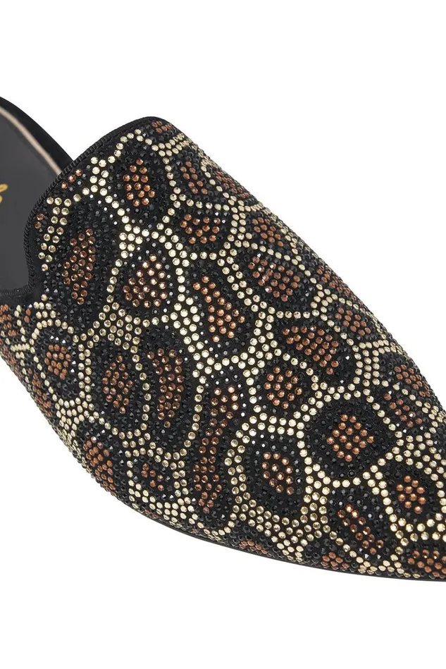 Camilla Shoes Women Crystal Animal Slipper Lady Lodge