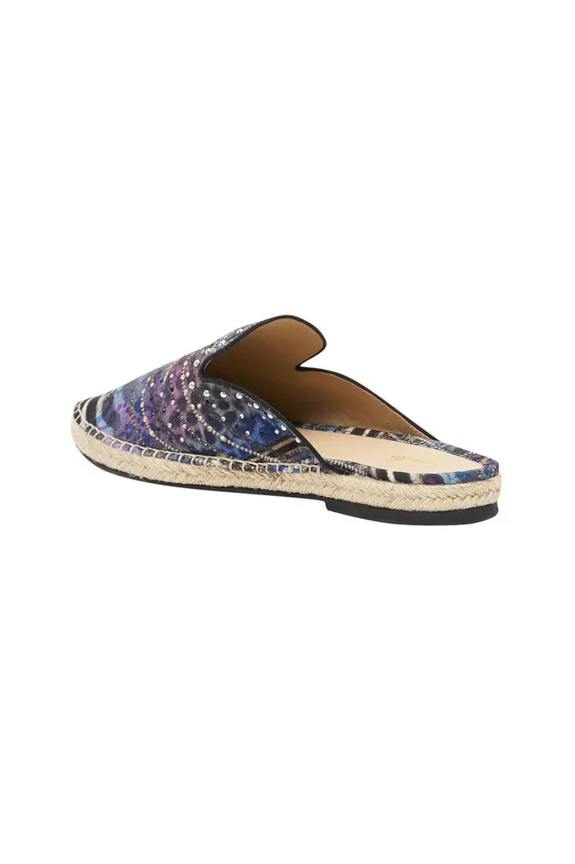 Camilla Shoes Women Espadrille Slipper Animal Army