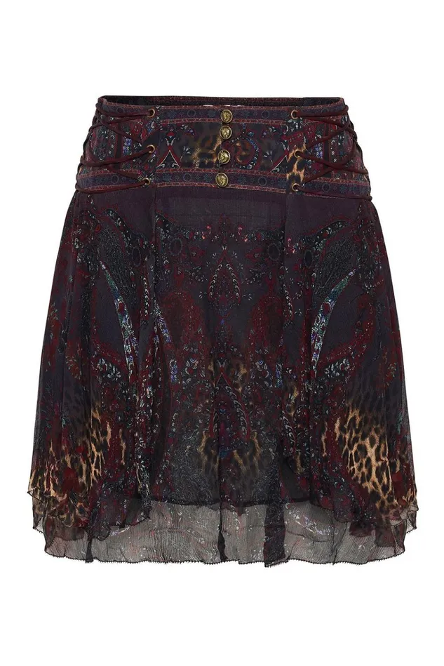 Camilla Skirts Women Layered Shaped Yoke Mini The Smoking Lounge