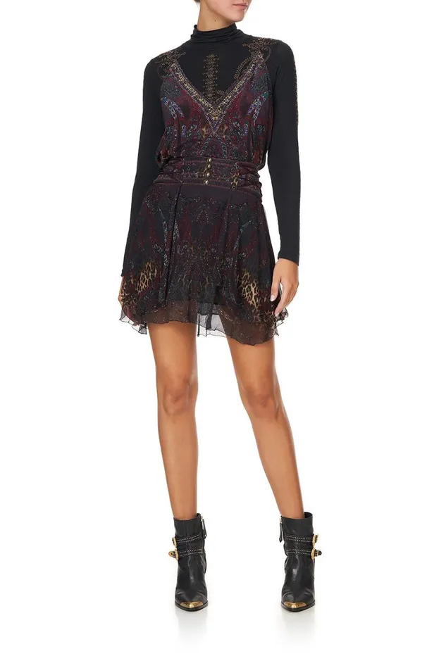 Camilla Skirts Women Layered Shaped Yoke Mini The Smoking Lounge