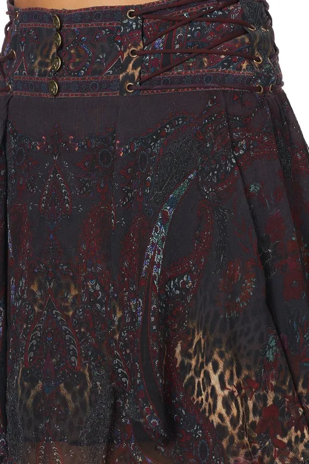 Camilla Skirts Women Layered Shaped Yoke Mini The Smoking Lounge