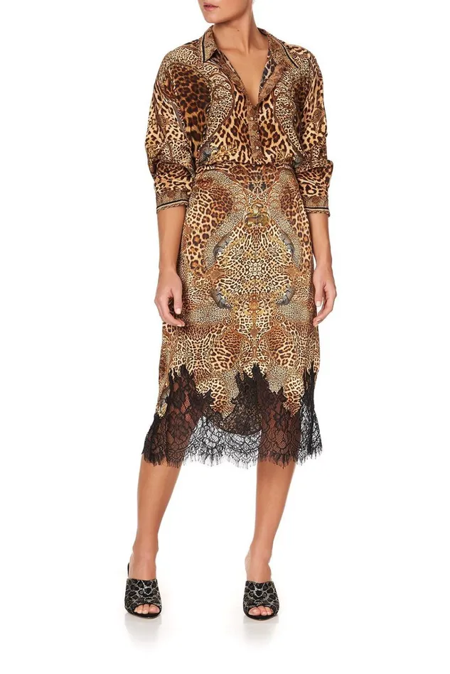 Camilla Skirts Women Slip Midi Skirt Lady Lodge
