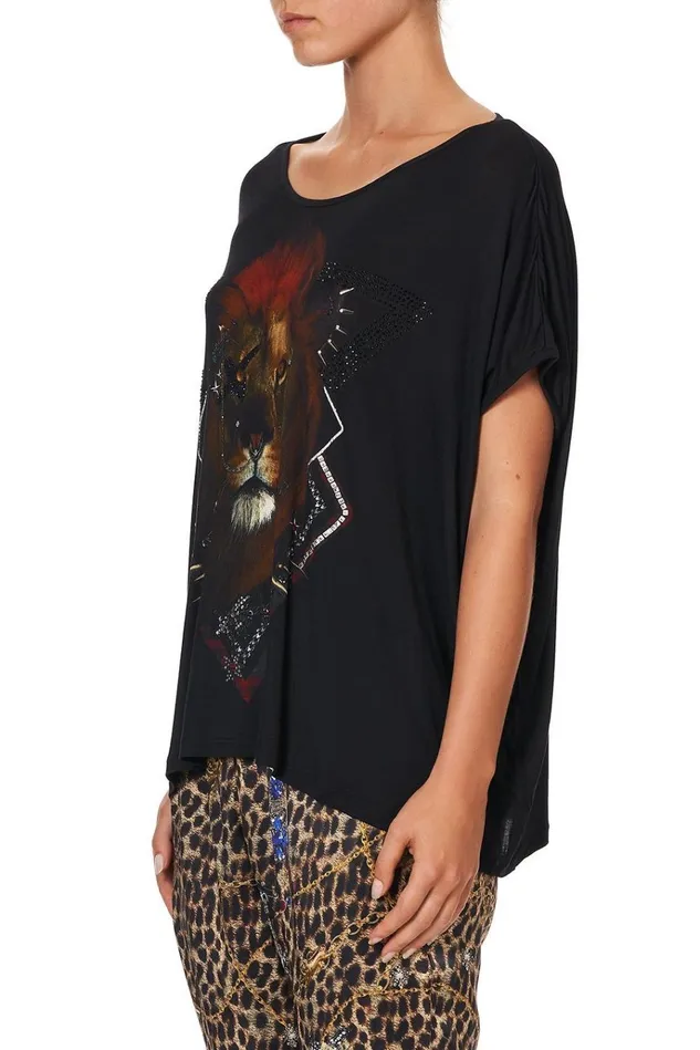 Camilla Tees Women Loose Fit Round Neck Tee Poetic Anarchy