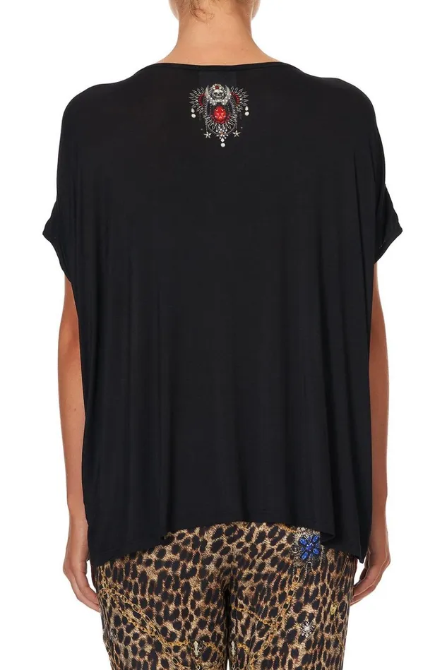 Camilla Tees Women Loose Fit Round Neck Tee Poetic Anarchy