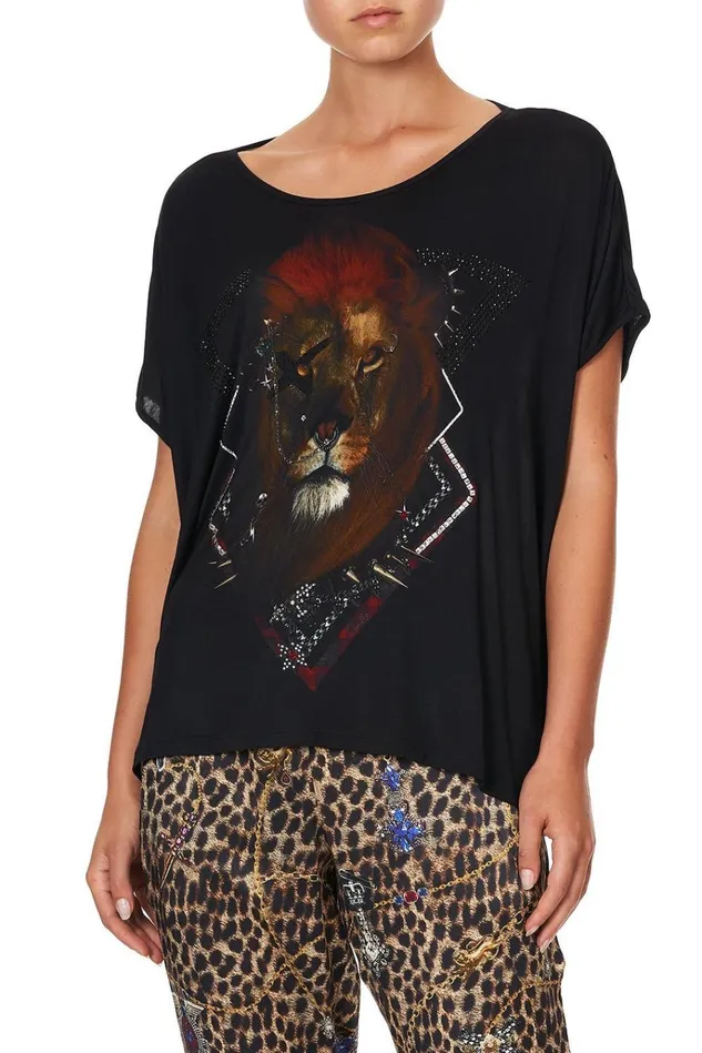 Camilla Tees Women Loose Fit Round Neck Tee Poetic Anarchy