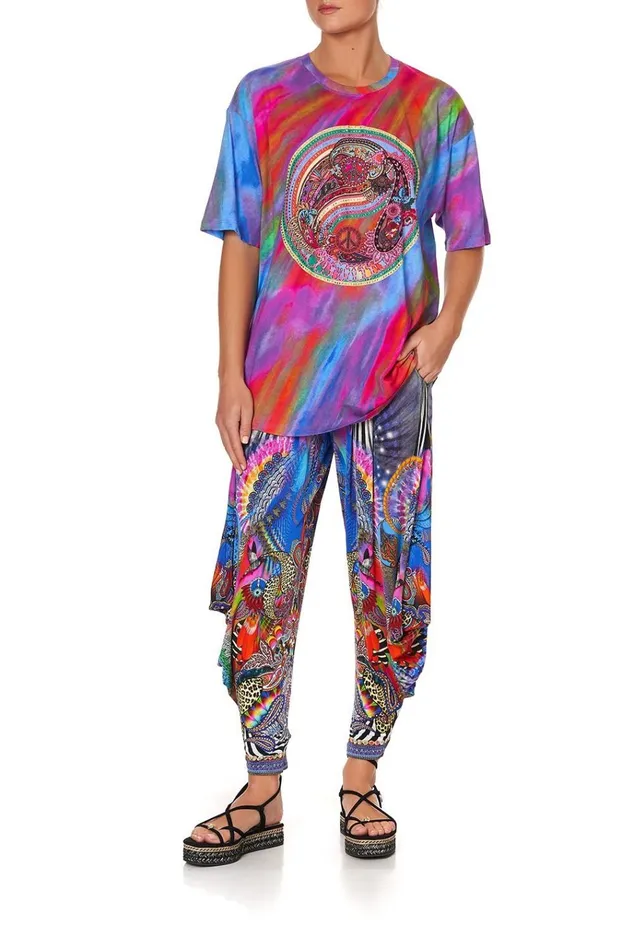 Camilla Tees Women Oversize Band Tee Psychedelica