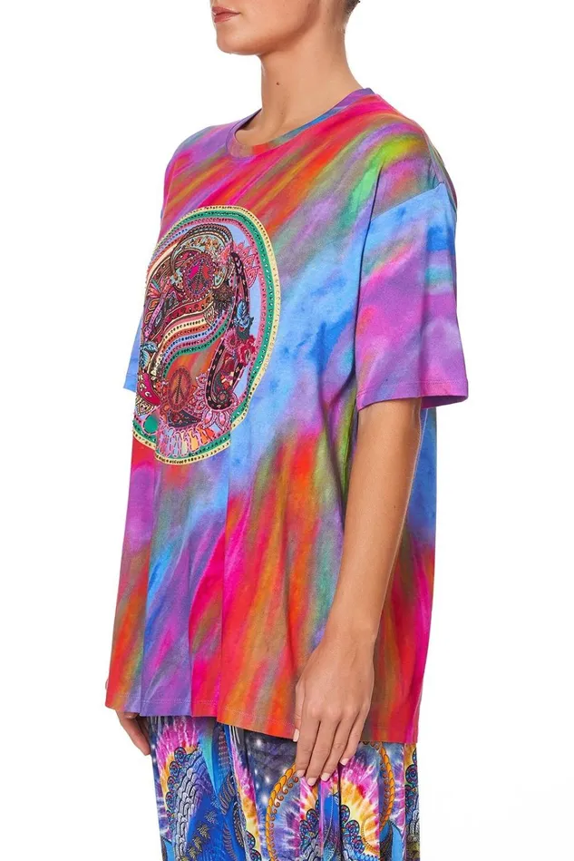 Camilla Tees Women Oversize Band Tee Psychedelica
