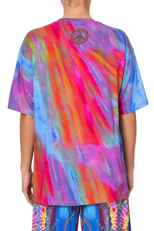 Camilla Tees Women Oversize Band Tee Psychedelica