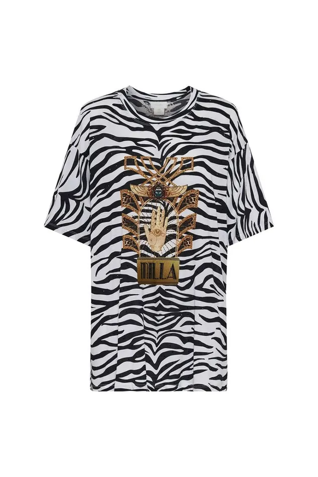 Camilla Tees Women Oversize Band Tee Rainbow Room