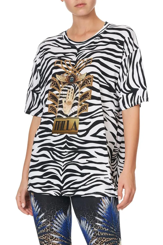 Camilla Tees Women Oversize Band Tee Rainbow Room