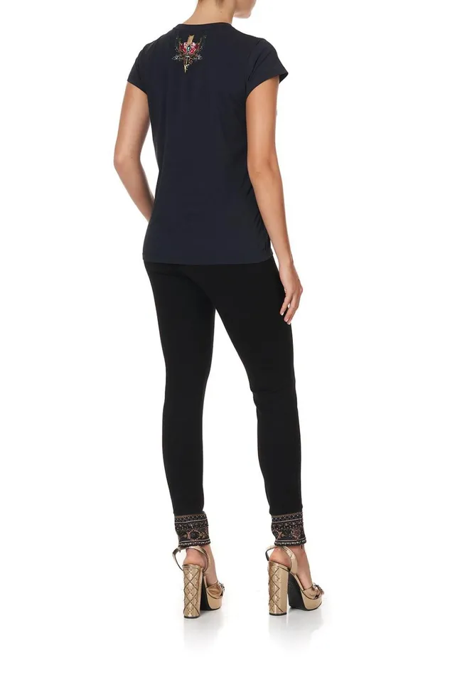 Camilla Tees Women Slim Fit Round Neck Tshirt Mirror Mirror