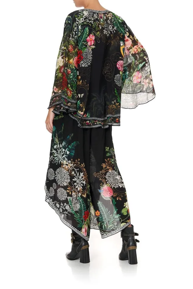 Camilla Tops Women Blouse With Cape Sleeve Raised With Wolves