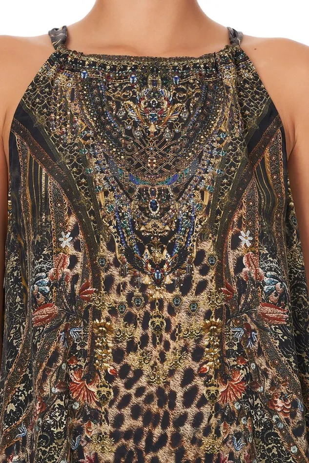 Camilla Tops Women Drawstring Neck Tank Abingdon Palace