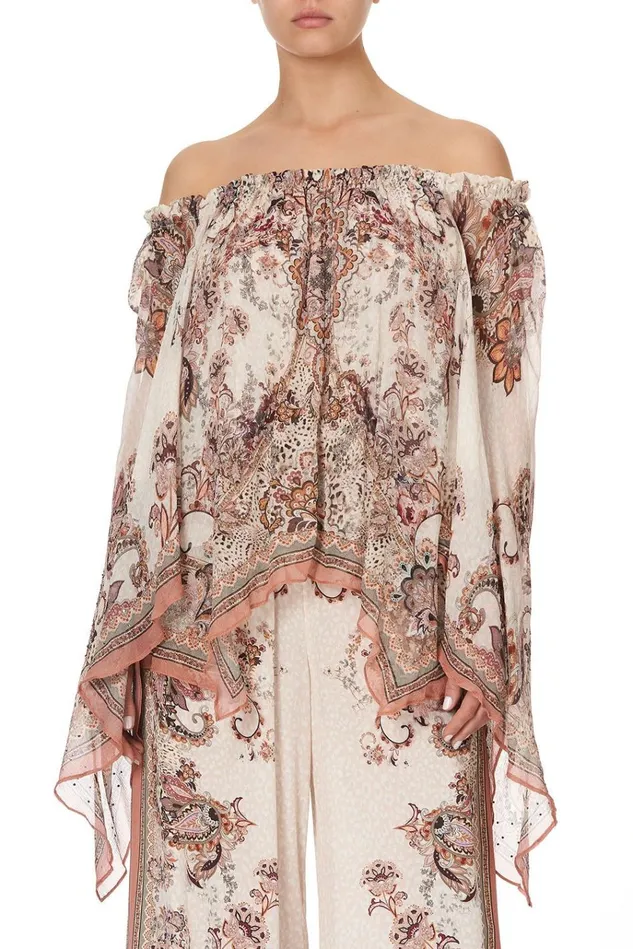 Camilla Tops Women Handkerchief Hem Blouse Tales Of Talitha